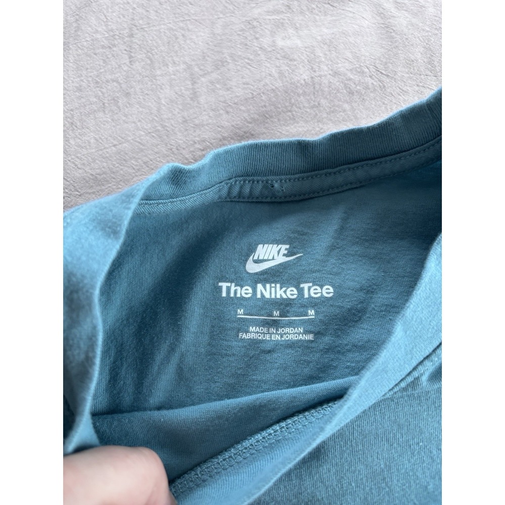 The Nike Tee Women's‎ Longline Blue T Shirt Size Medium 100% Cotton - Picture 3 of 6